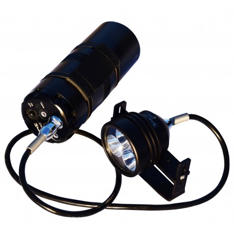 Faro Subacqueo a Led 45 Watt - 3800 lumen - 15 Ah - Ombelicale con Canister